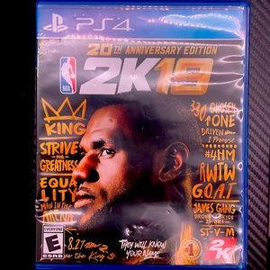 NBA 2k19 20th Anniversary Edition.